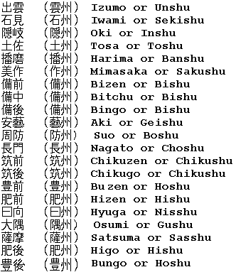 province kanji